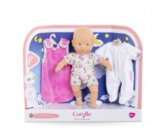 Corolle Mini Calin Set – Süße Puppe Mit Pyjama & Schlafsack Für Die Gute-Nacht-Routine