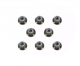 4mm Flange Lock Nut Bla (8)