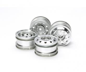 1:14 Racing Truck Wheels, spare wheel set, silver