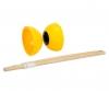 Diabolo Kunststoff mit Holzstäben, 4-sort.