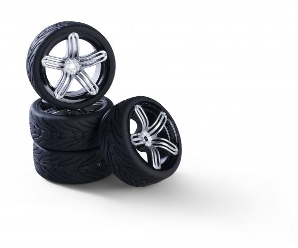 1:10 6S Style Wheel Set, RC wheels, silver
