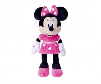 Peluche Disney Minnie Mouse Robe Rose, 35 cm