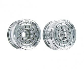 1:14 Truck Front Wheel wide Chrome (2)