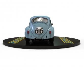 Scalextric Volkswagen Kafer #66 Blue Slot Car