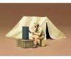 1:35 WWII Diorama-Set Tent w/Radio(1)