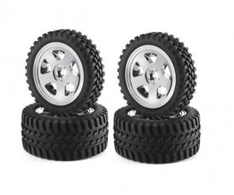 Buggy Tire/Wheel Set, RC accessory, 1:10