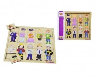 Eichhorn Einlegepuzzle, Mix und Match