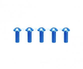 3x8mm HG Alu HH Screw Blu *5