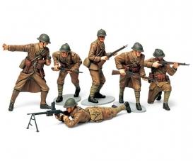 1:35 WWII Fig-Set French Infantry, model kit