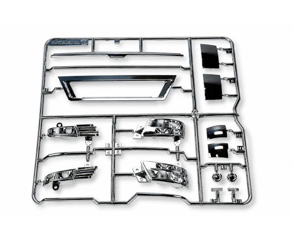N-Parts Reflector/Ra.Grille chrome, model spare parts