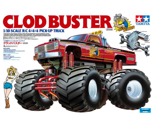 1:10 Clod Buster 2026, RC model kit, 4x4x4