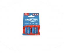 AA Alkaline Battery Set, 4-pack cells 1.5V