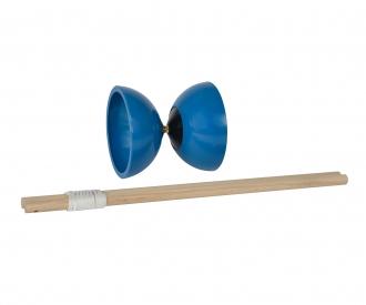 Diabolo Kunststoff mit Holzstäben, 4-sort.