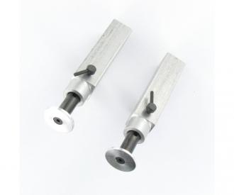 1:14 Alum. Trailer support legs (2) 73mm