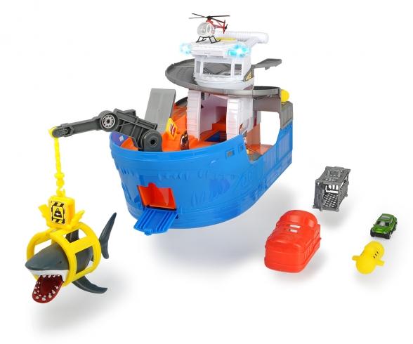 Shark and boat toy online