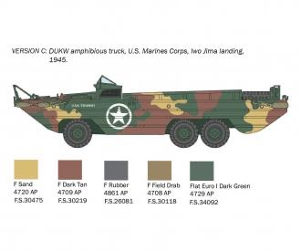 DUKW Amphibious Truck Model Kit 1:72 Scale