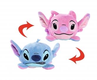 Disney Lilo & Stitch Reversible Angel/Stitch Plush, 8 cm