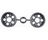 1:10 Porsche 911 RSR front wheel set, 26 mm