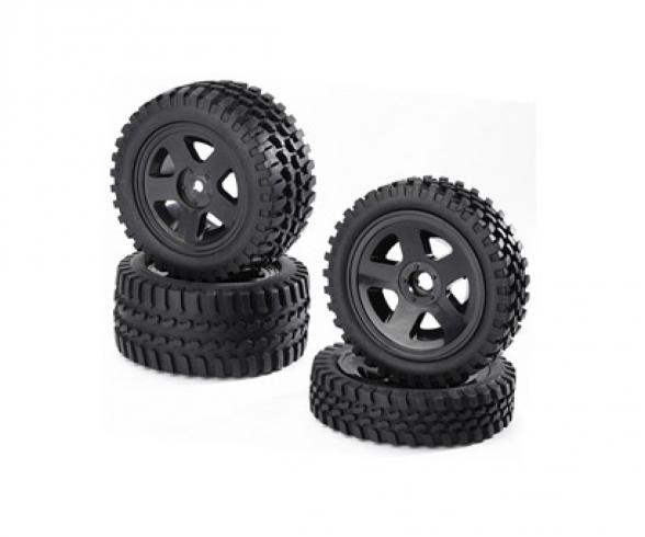 1:10 Buggy-Tire/Wheel Set, RC wheels, all terrain