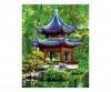 Pagoda in a Japanese garden  40 x 50 cm - Painting by Numbers