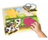 Feel-Puzzle with Fabric
