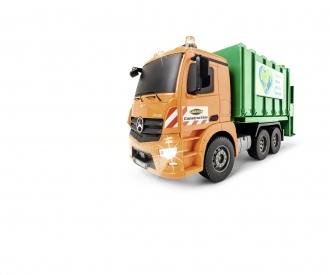 Lena Worxx – Camion Poubelle Mercedes Benz Arocs – 53 Cm – 2 Poubelles Avec Basculeur – 3 Essieux – Dès 3 Ans