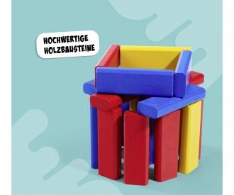 3 bunte Bausteinspiele