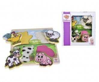 EH Puzzle Tactile avec tissue, 5pcs