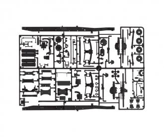 Mercedes-Benz 2238 6x4 Model Kit 1:24 Scale
