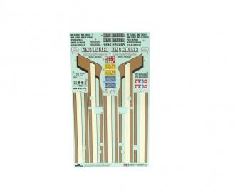 King Hauler Sticker Set, RC truck decal sheet