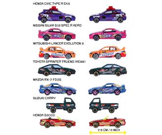 JDM Legends Deluxe Cars, 6-asst.