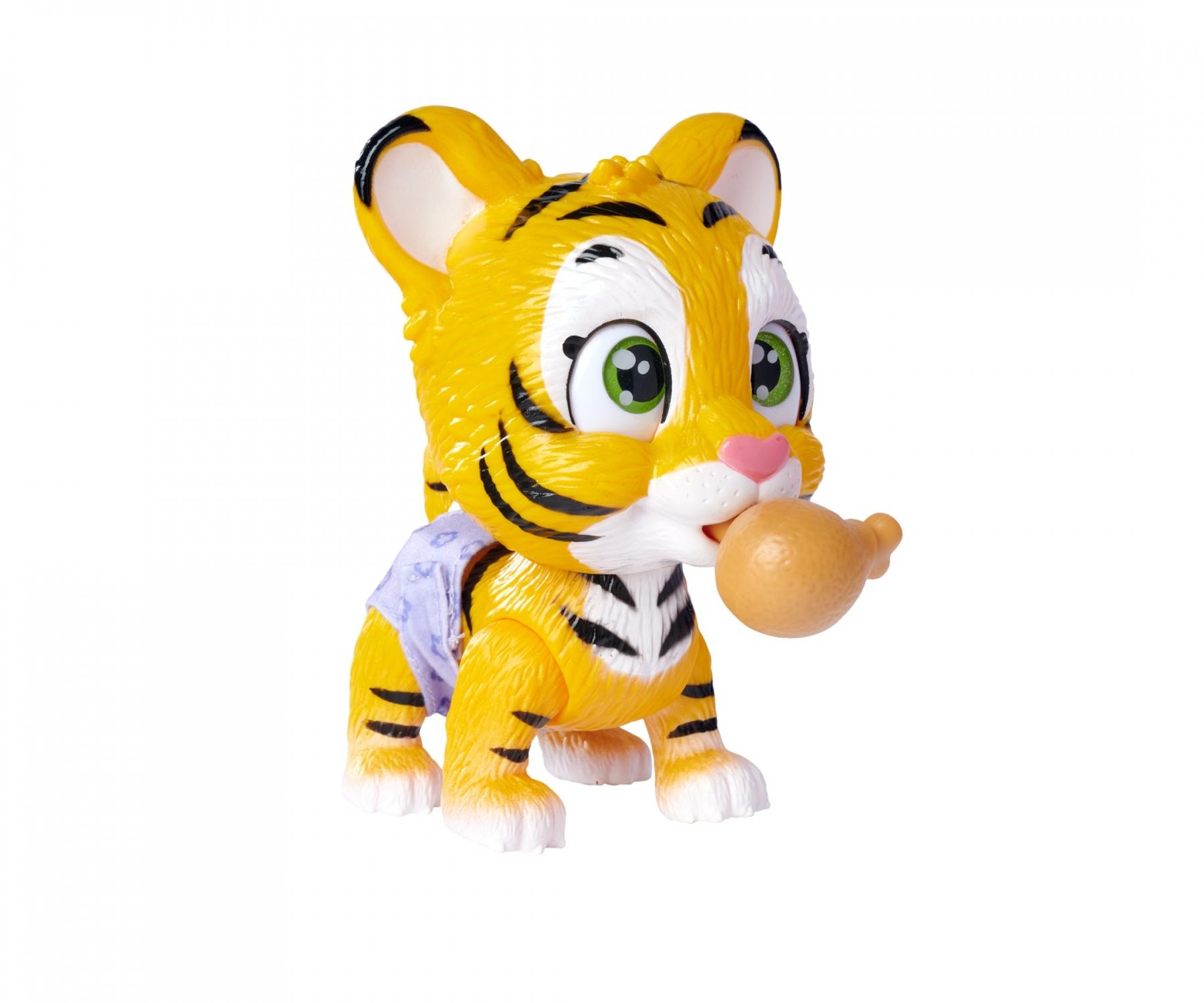 Simba Pamper Petz Tiger Interactive Toy - Drinking & Wetting Plush Animal With Magic Paw Gender Reveal