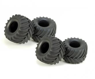 Lunch Box Tire Set, RC spare tyres for 58063