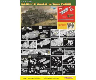 1:35 Sd.Kfz.10 Ausf.A w/5cm PaK 38