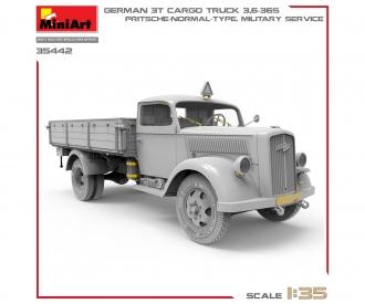 1:35 Deutscher 3 Tonnen Cargo Truck Pritschenwagen