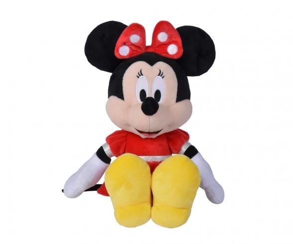 Disney Minnie Mouse Robe Rouge Peluche 35 cm