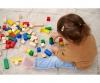 Colored and Natural Wooden Blocks - 75 Pieces