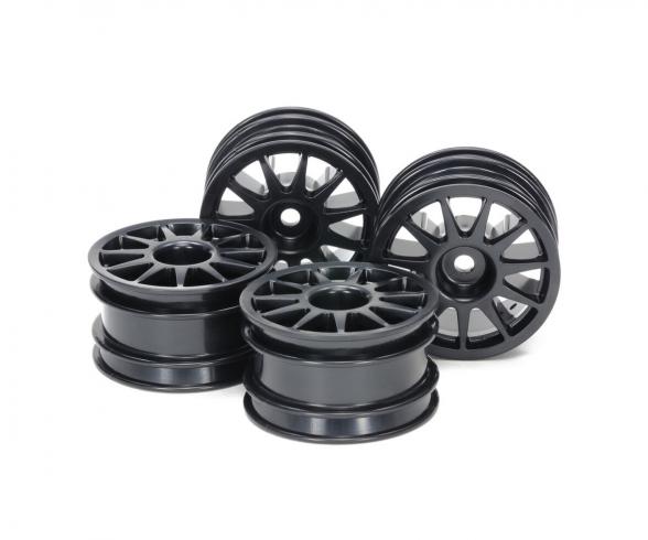 M-Chassis 11-spoke Wheel Black, RC wheel set