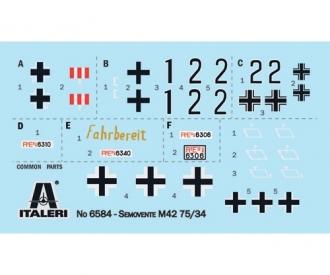 Italeri Semovente M42 da 75/34 Model Kit 1:35