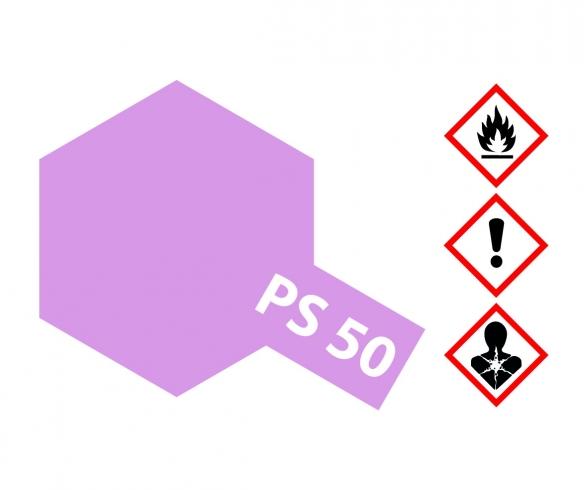 PS-50 Alu-Effect Red, polycarbonate spray paint