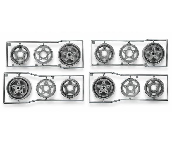 Tamiya Champ F/R-Parts – Räder vorne und hinten (2+2)