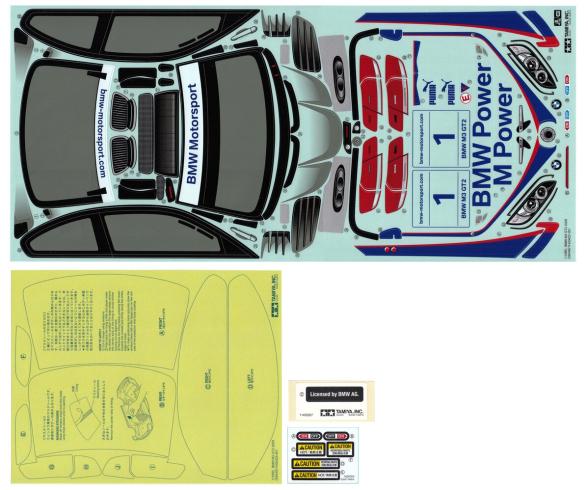 Sticker Bag BMW M3 GT2 2009 58449