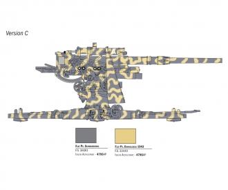 1:56 8.8cm Flak 37 w/ crew (+ 7 figures)