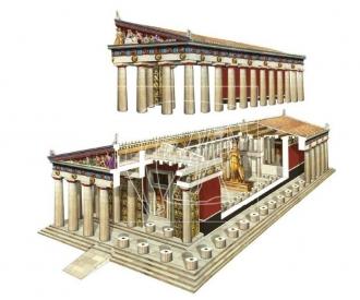 1:250 Kit d'assemblage facile PARTHENON