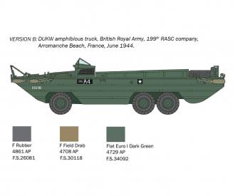 DUKW Amphibious Truck Model Kit 1:72 Scale