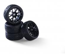 1:10 Y-Design2 Wheel Set, RC wheels, black