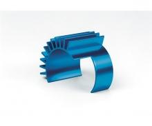 Motor Heat Sink, aluminum RC motor cooler blue
