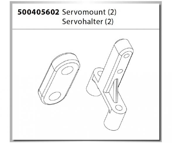 X-Crawlee pro Servohalter (2)