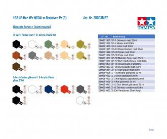 1:35 US Mar.MBT M60A1, plastic model kit