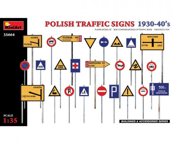 1:35 Polish Traffic Signs 1930-40’s